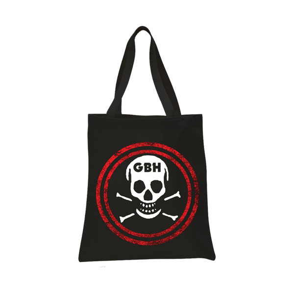 GBH LOGO CIRCLES BLACK TOTE BAG