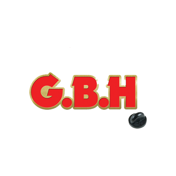 GBH LOGO RED AND GOLD ENAMEL PIN